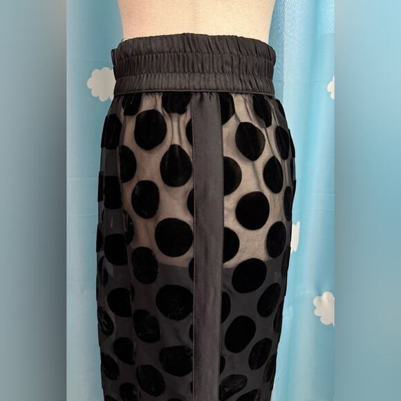Victoria's Secret sheer polka dot lingerie wide leg pants.- S to M - Picture 10 of 12